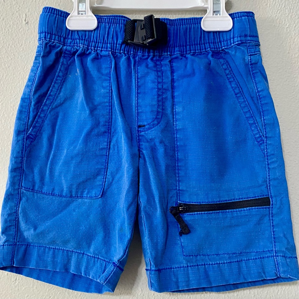Wonder Nation Kids Blue Shorts with Buckle